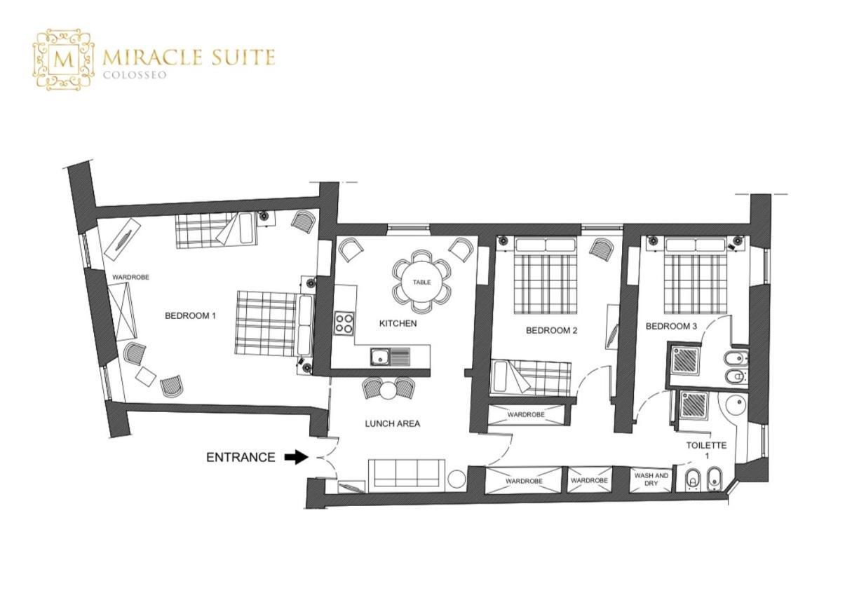 Colosseo Miracle Suite โรม ภายนอก รูปภาพ